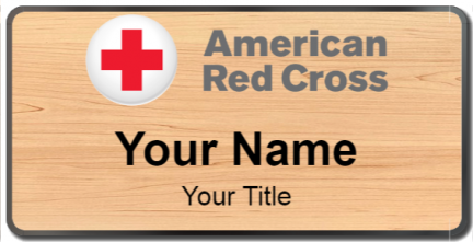 Custom name badges for American Red Cross