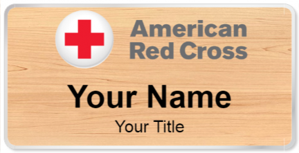 Custom name badges for American Red Cross