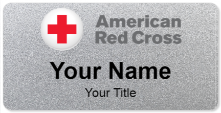 Custom name badges for American Red Cross
