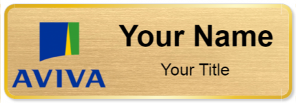 Custom name badges for Aviva