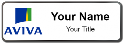 Custom name badges for Aviva
