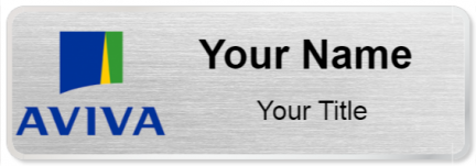 Custom name badges for Aviva