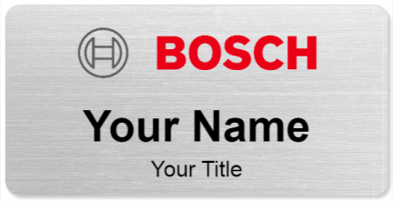 Custom name badges for Bosch