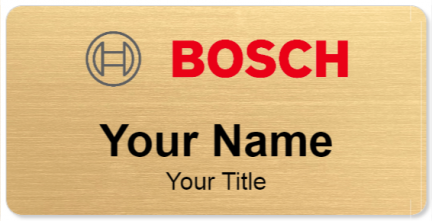 Custom name badges for Bosch