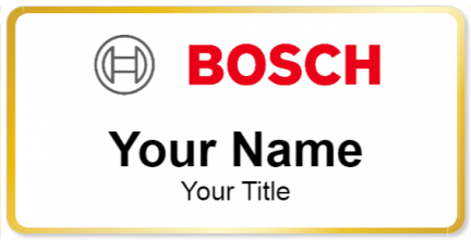 Custom name badges for Bosch