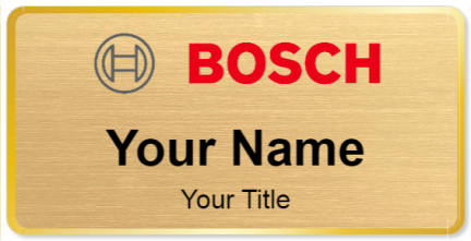 Custom name badges for Bosch
