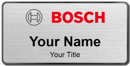 Custom name badges for Bosch
