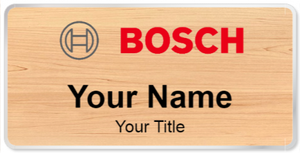 Custom name badges for Bosch