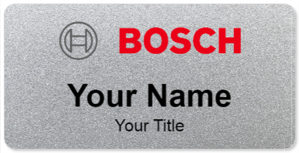 Custom name badges for Bosch