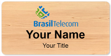 Custom name badges for Brasil Telecom