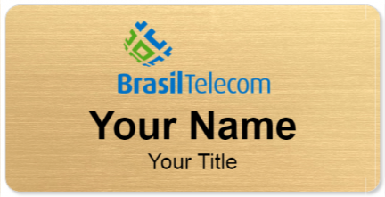 Custom name badges for Brasil Telecom