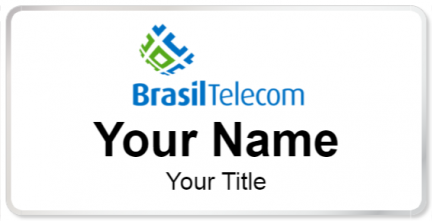 Custom name badges for Brasil Telecom