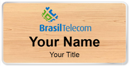 Custom name badges for Brasil Telecom