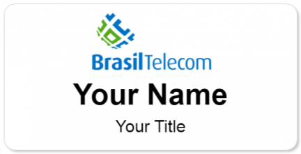 Custom name badges for Brasil Telecom