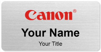 Custom name badges for Canon
