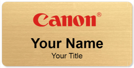 Custom name badges for Canon