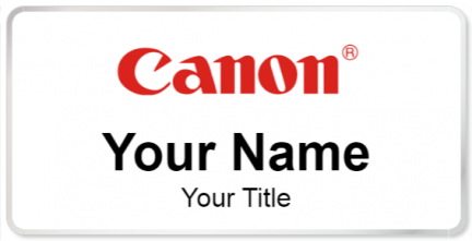 Custom name badges for Canon