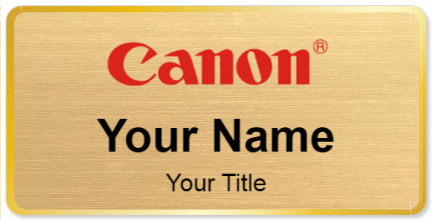 Custom name badges for Canon