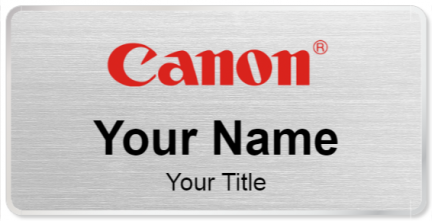 Custom name badges for Canon