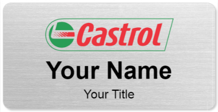 Custom name badges for Castrol