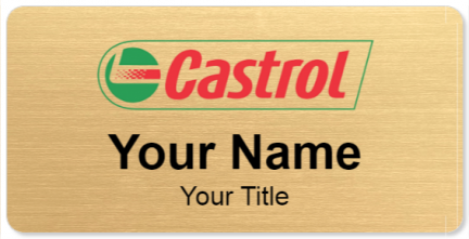 Custom name badges for Castrol