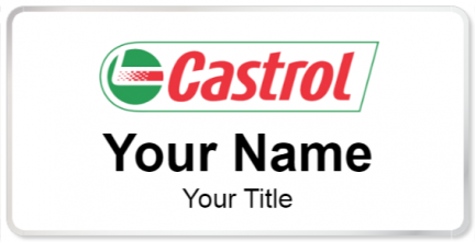 Custom name badges for Castrol