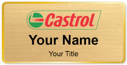 Custom name badges for Castrol