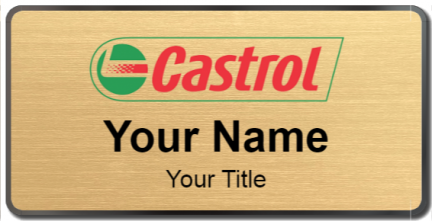Custom name badges for Castrol