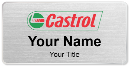 Custom name badges for Castrol