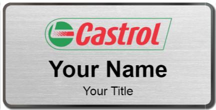 Custom name badges for Castrol