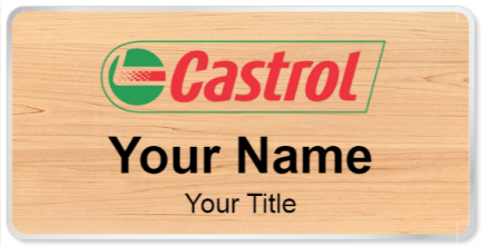 Custom name badges for Castrol