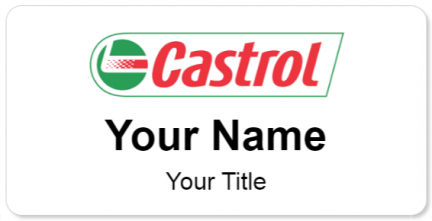 Custom name badges for Castrol
