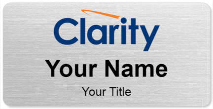 Custom name badges for Clarity