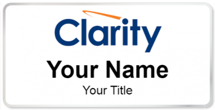 Custom name badges for Clarity
