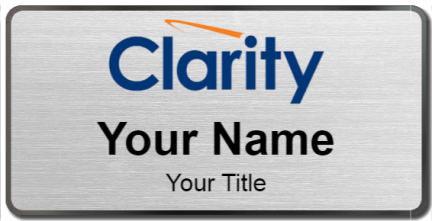 Custom name badges for Clarity