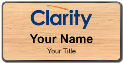 Custom name badges for Clarity