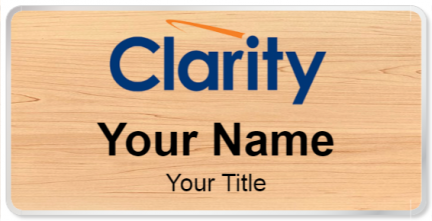 Custom name badges for Clarity