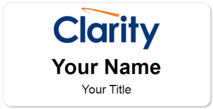 Custom name badges for Clarity