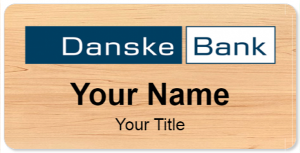 Custom name badges for Danske bank