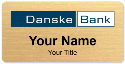 Custom name badges for Danske bank