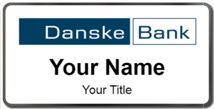 Custom name badges for Danske bank