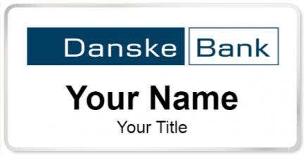 Custom name badges for Danske bank