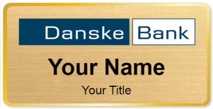 Custom name badges for Danske bank