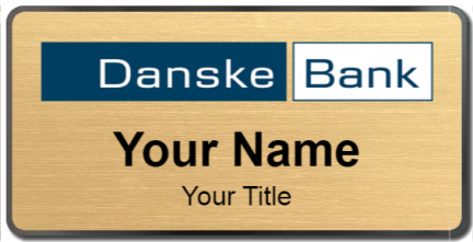 Custom name badges for Danske bank