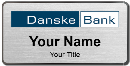 Custom name badges for Danske bank