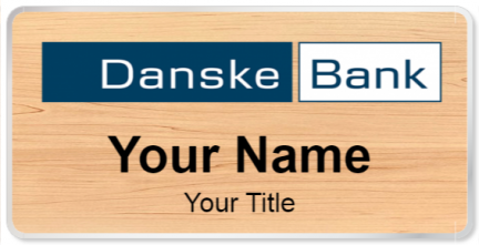 Custom name badges for Danske bank