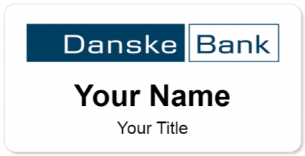 Custom name badges for Danske bank