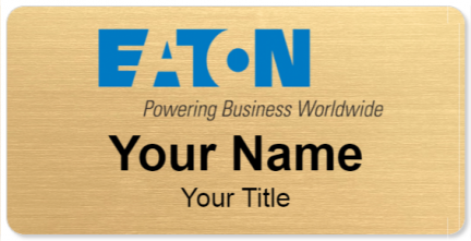 Custom name badges for Eaton