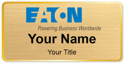 Custom name badges for Eaton
