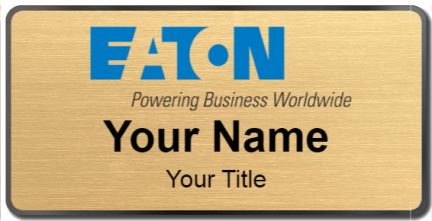 Custom name badges for Eaton